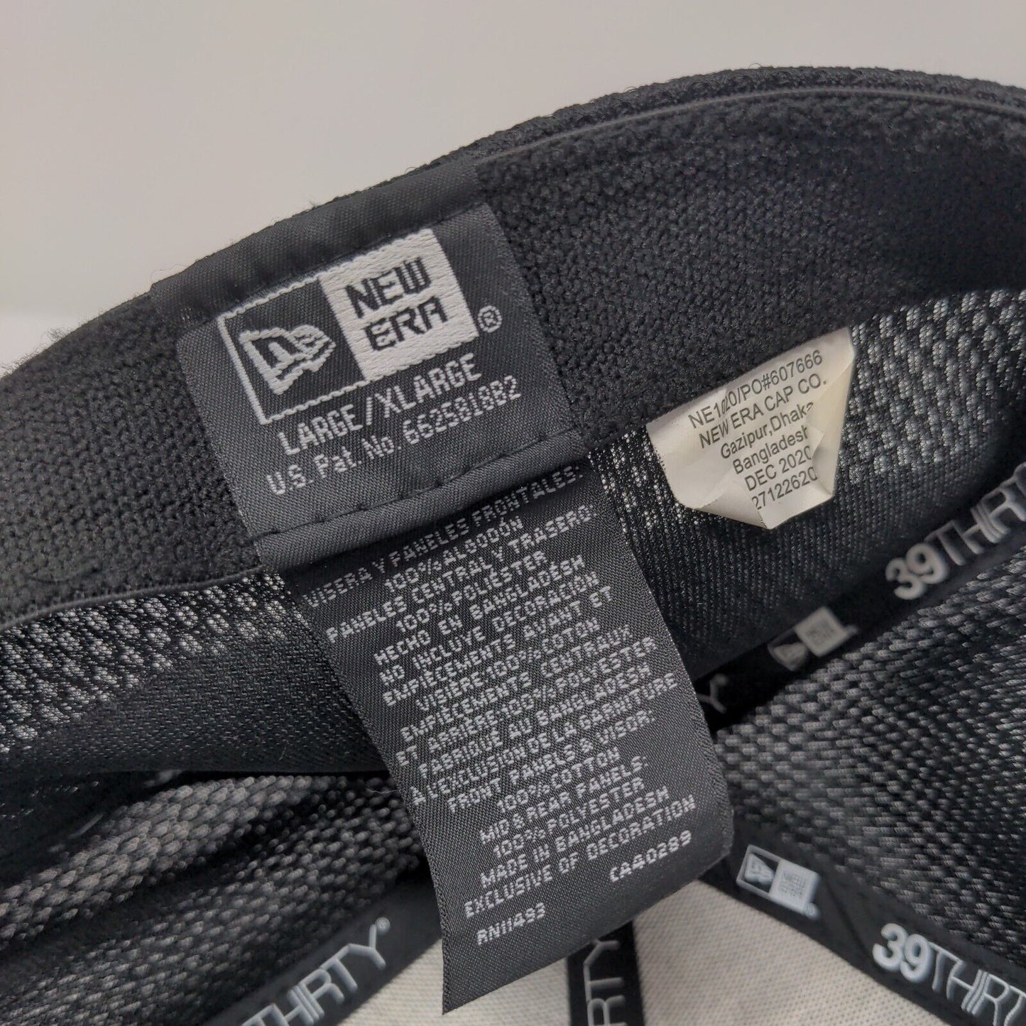 Lupo Motors Boise ID Fitted Trucker Hat L/XL 6 Panel Vented Holes New Era Cotton