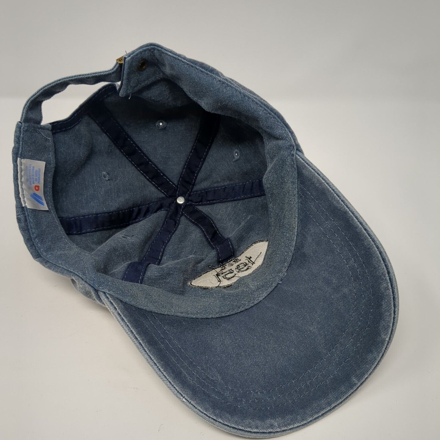 Est 1951 Slideback Hat Blue One Size Adjustable Embroidered Denim Cotton