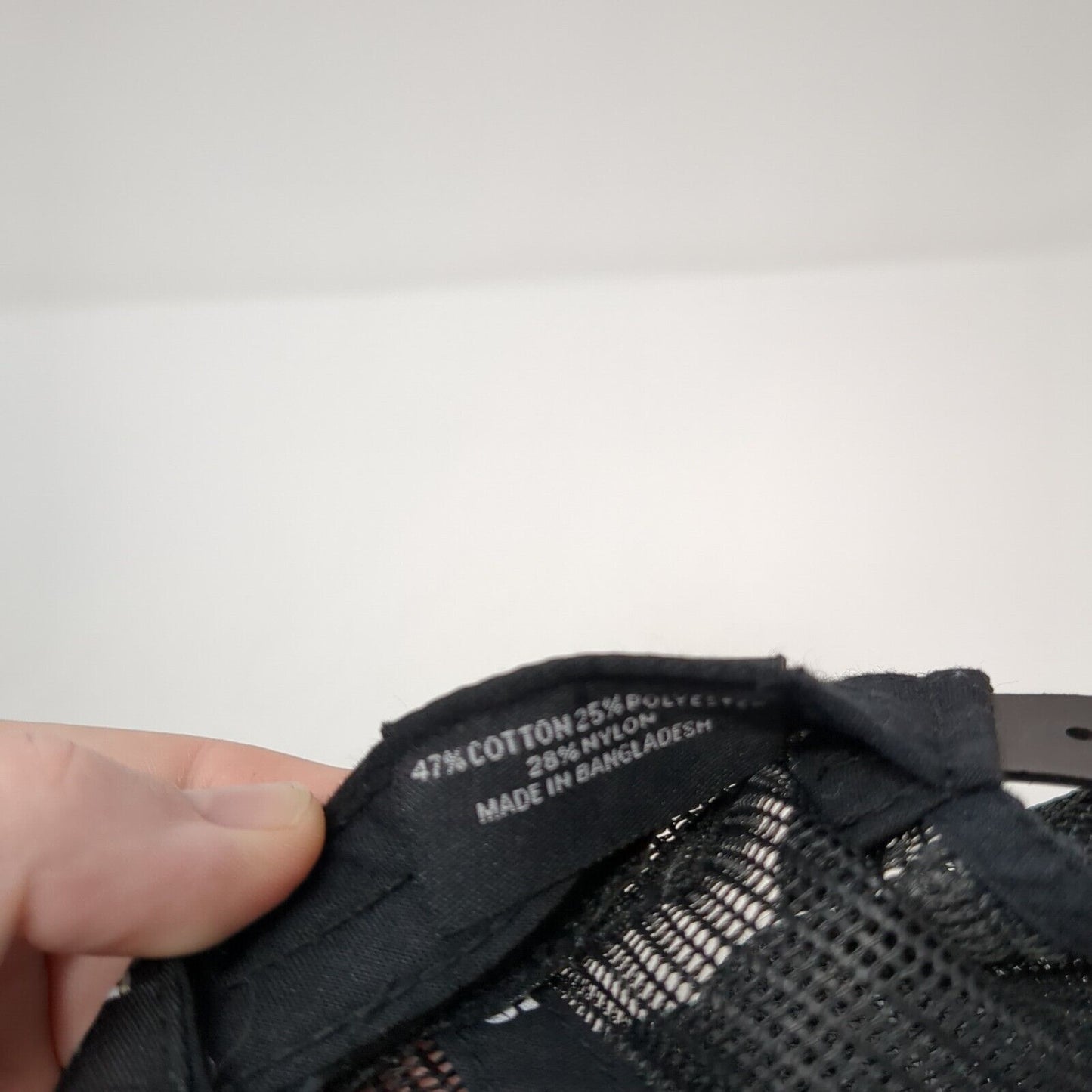 Pacific Headwear Snapback Trucker Hat Black OS Adjustable D-Series Mesh Back