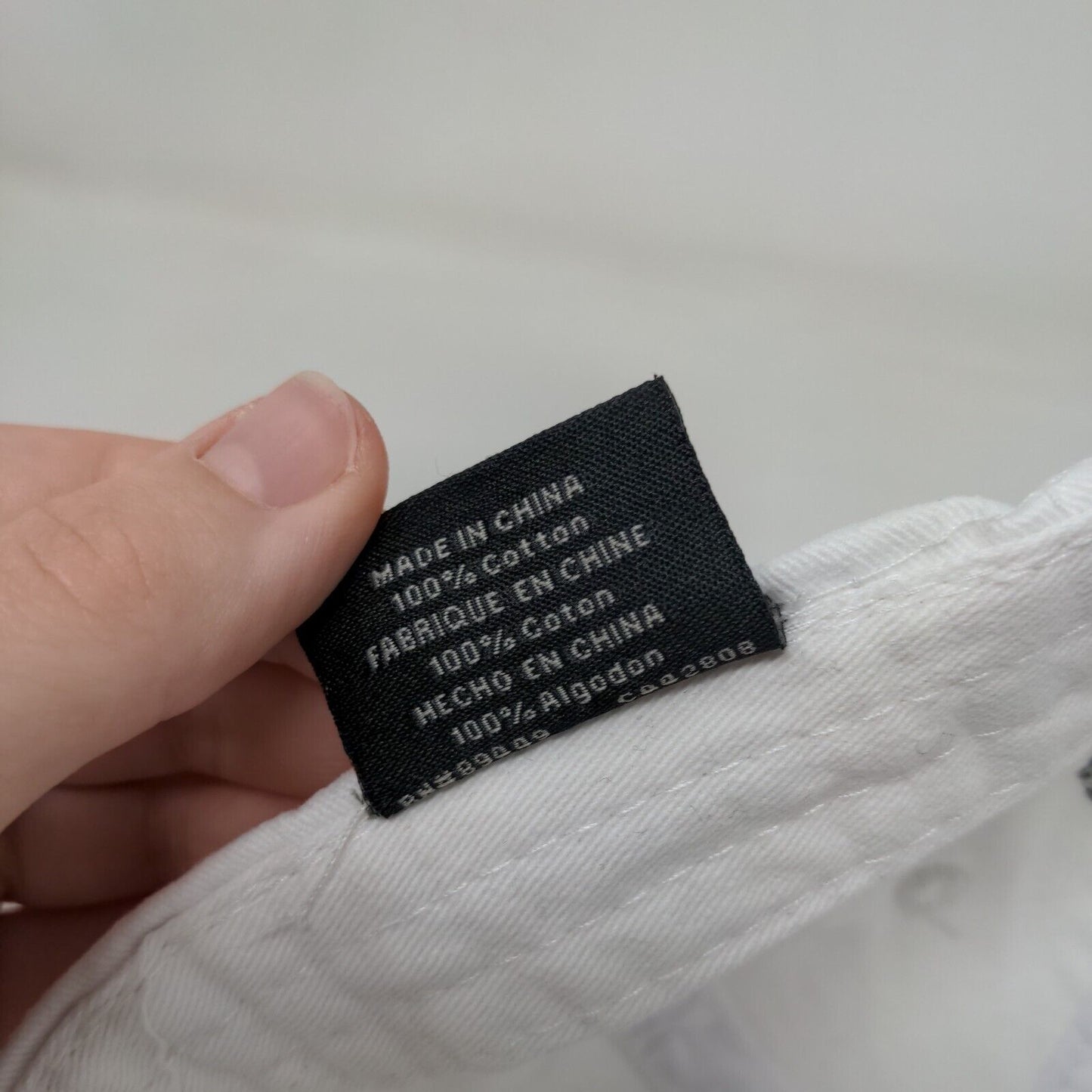 Beaches Town Center Slideback Hat White OSFM Adjustable Embroidered KC Caps