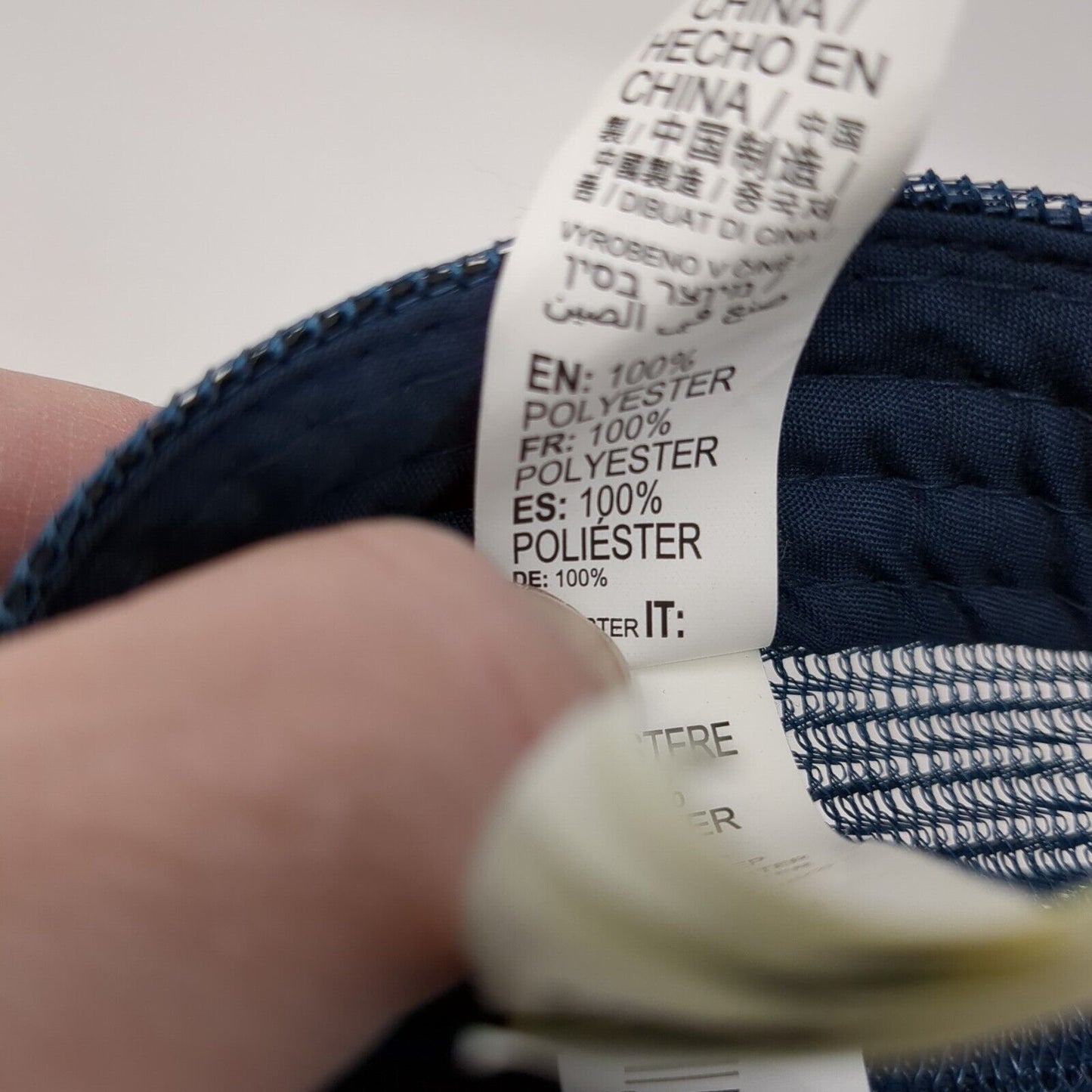 ROXY Snapback Trucker Hat Blue One Size Adjustable Mesh Back 6 Panel Polyester