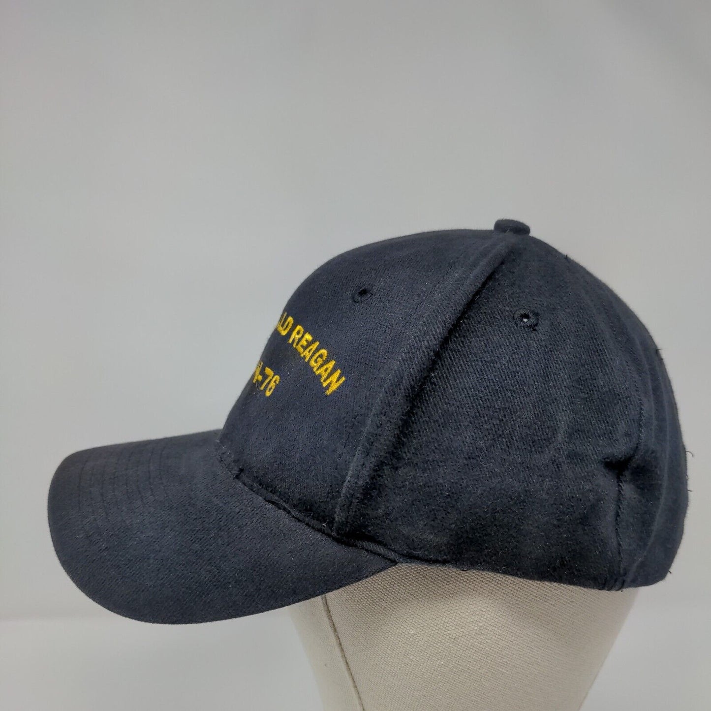 USS Ronald Reagan CVN-76 Slideback Hat Blue OSFA Adjustable 6 Panel Bullet Line