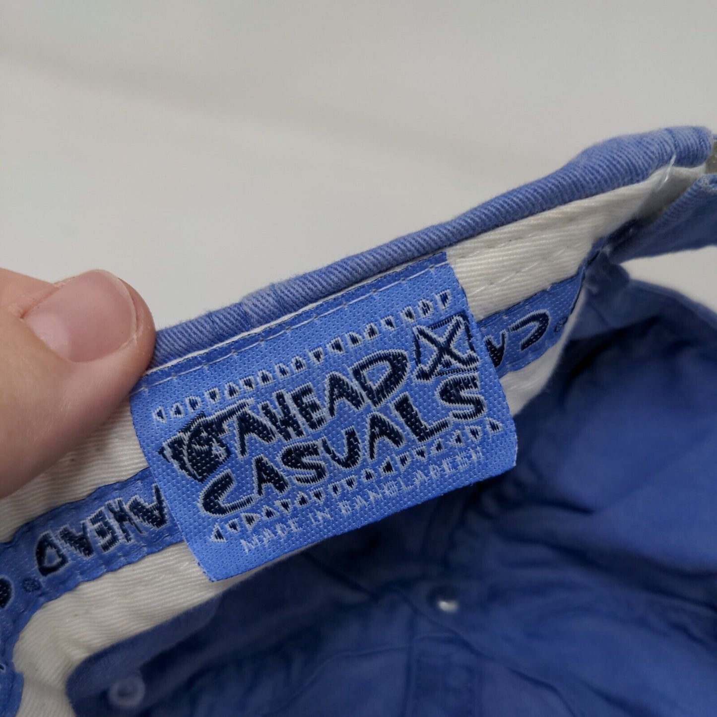 Beaches Negril Strapback Hat Blue One Size Embroidered Ahead Casuals