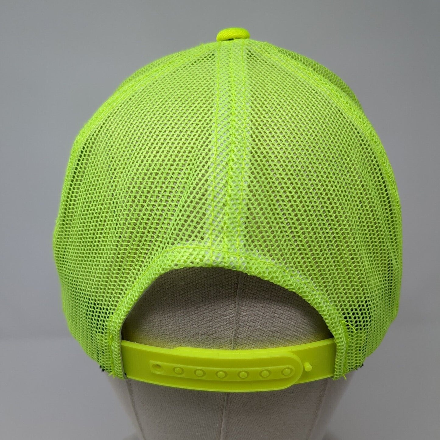 Bass Pro Shops Snapback Hat Green OSFM Adjustable Mesh Back Gone Fishing