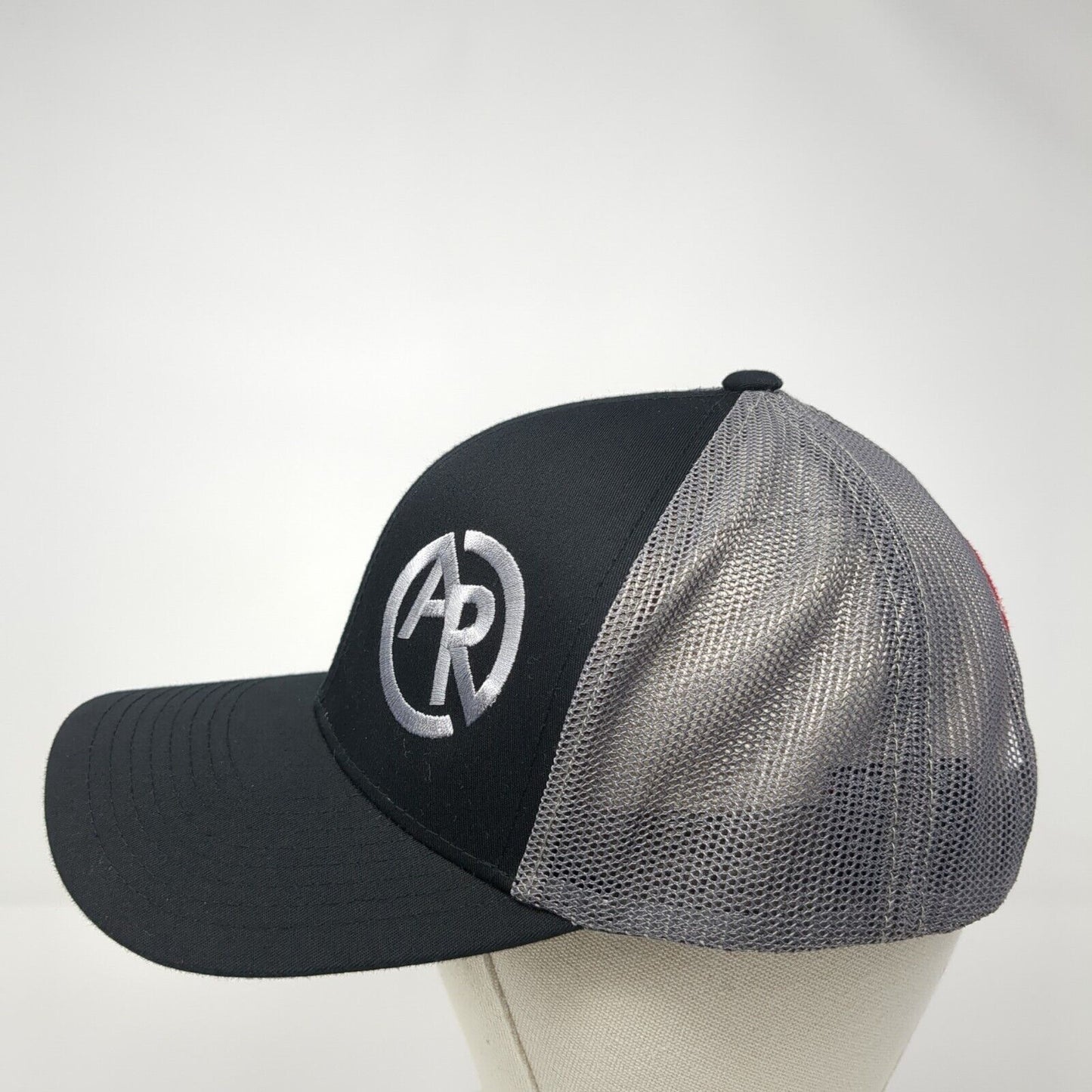 Auto Ranch Snapback Trucker Hat Black OS Adjustable Mesh Back Pacific Headwear