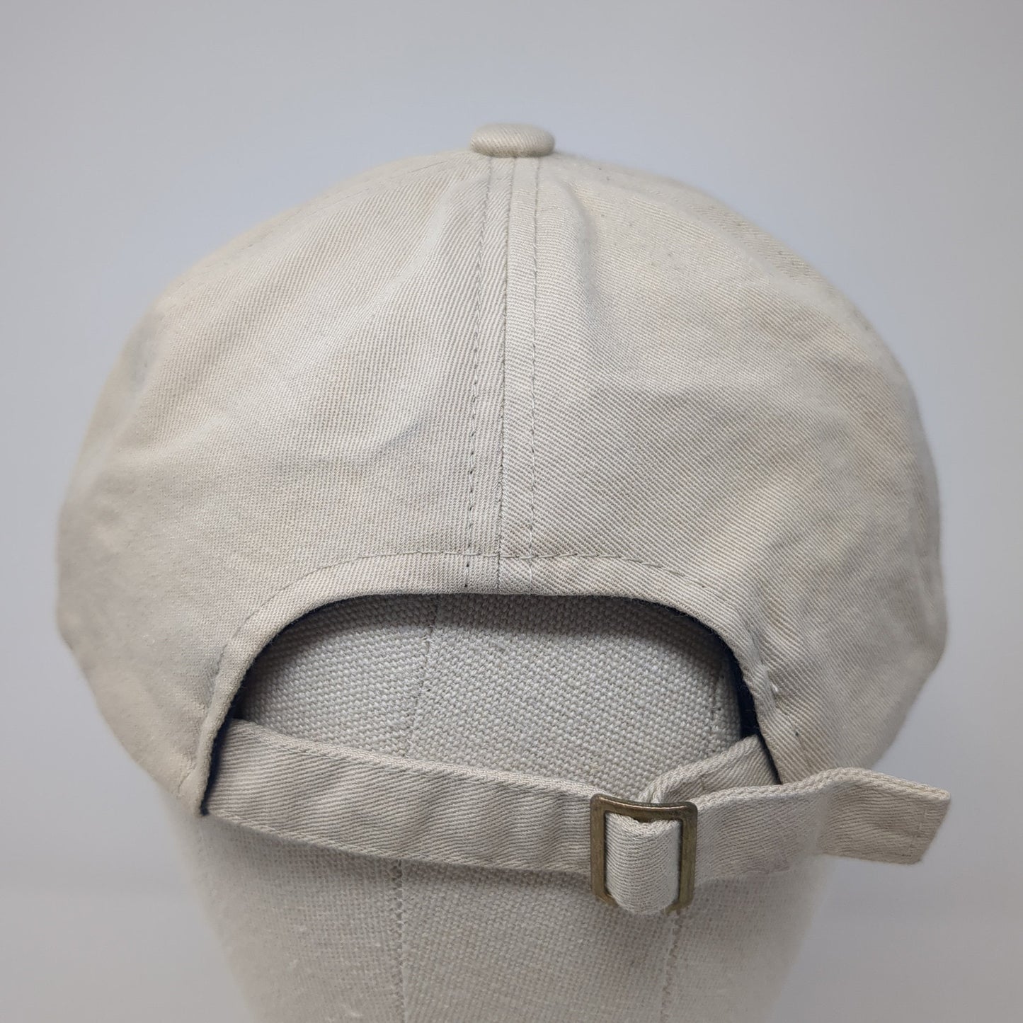 T.C & B Slideback Hat Beige One Size Solid Adjustable Blank Outdoor