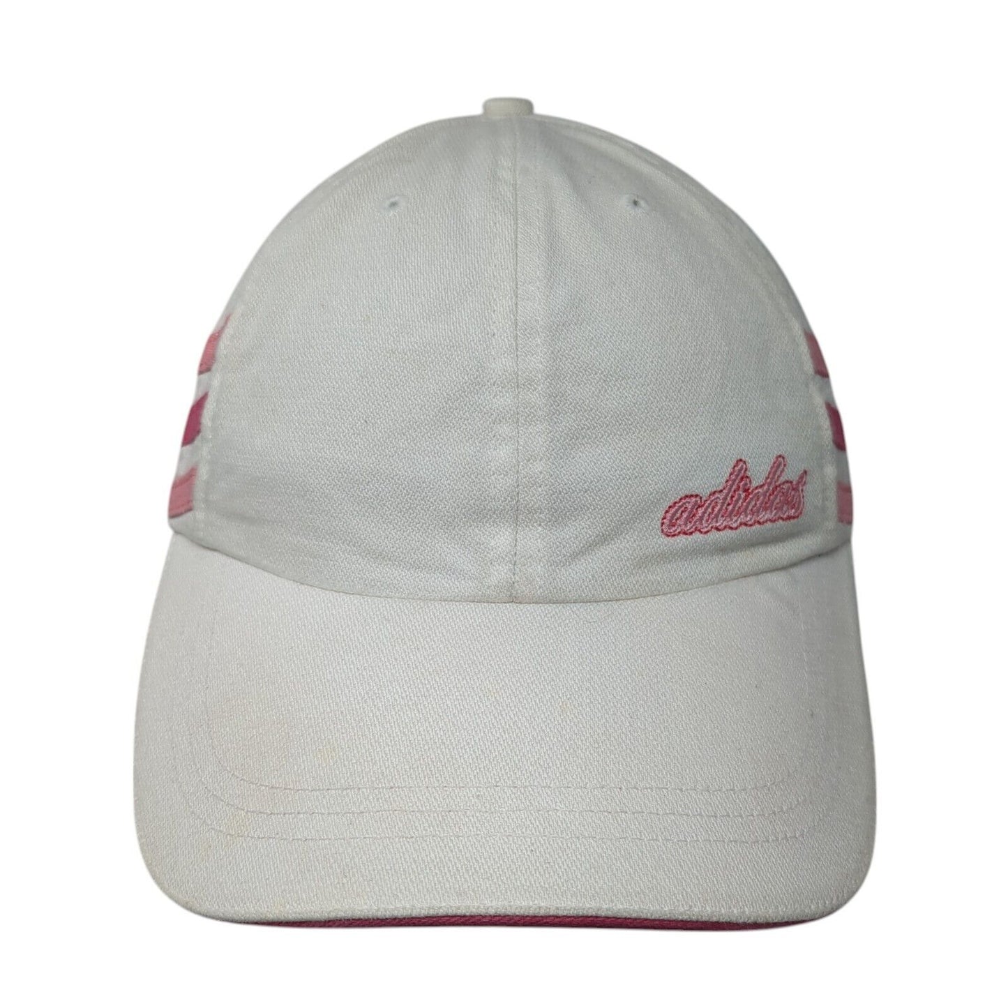 Adidas Climalite Strapback Hat White One Size Adjustable Embroidered Cotton
