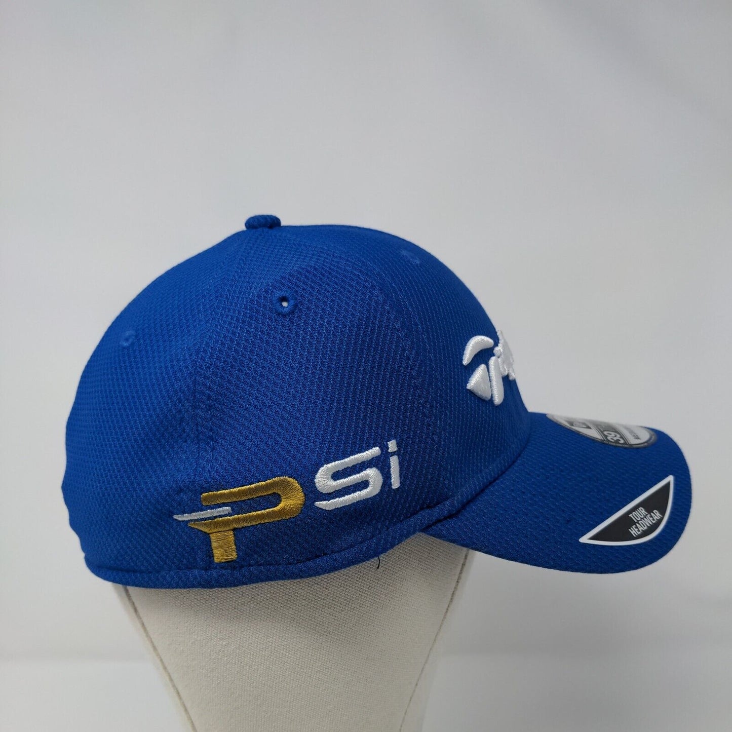 TaylorMade PSI Fitted Hat Blue M/L Embroidered 39Thirty New Era Polyester