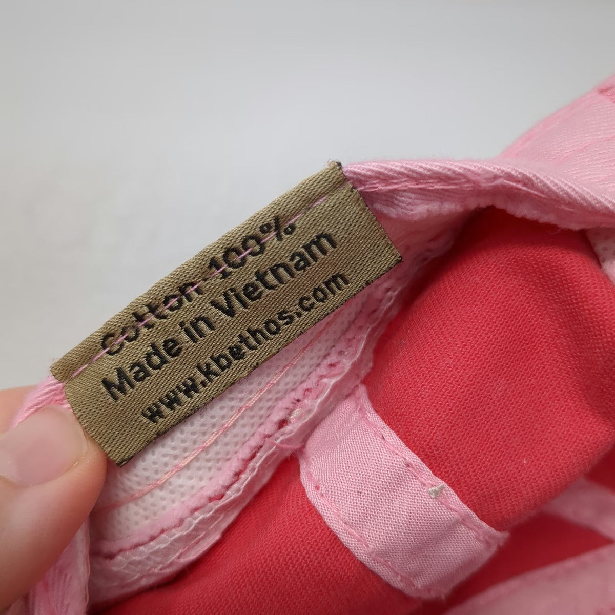 KBETHOS Baseball Cap Pink One Size God Bless America USA Cotton Frayed Edge Hat