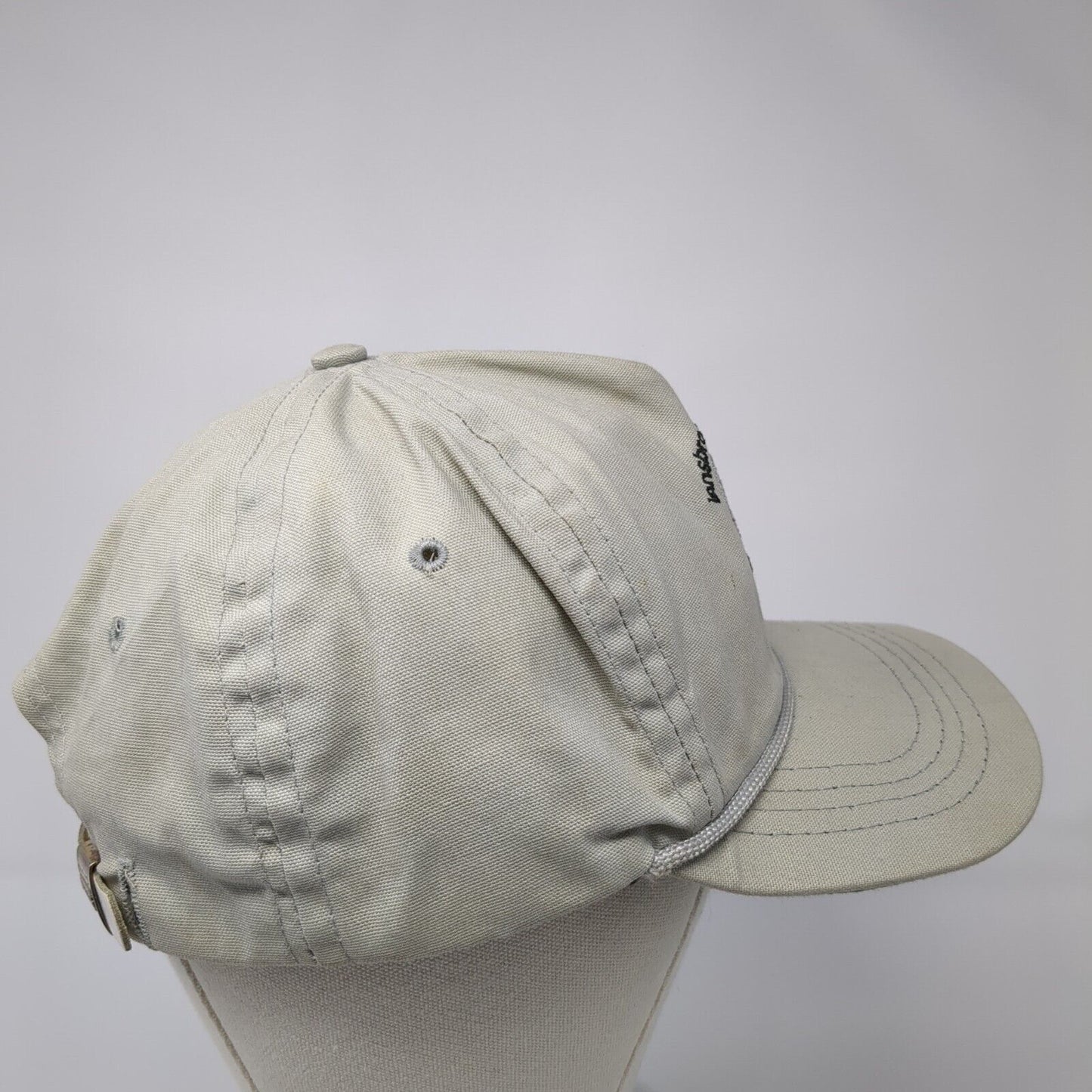 Lansbrook Estates Country Club Slideback Rope Hat Gray One Size Duckster