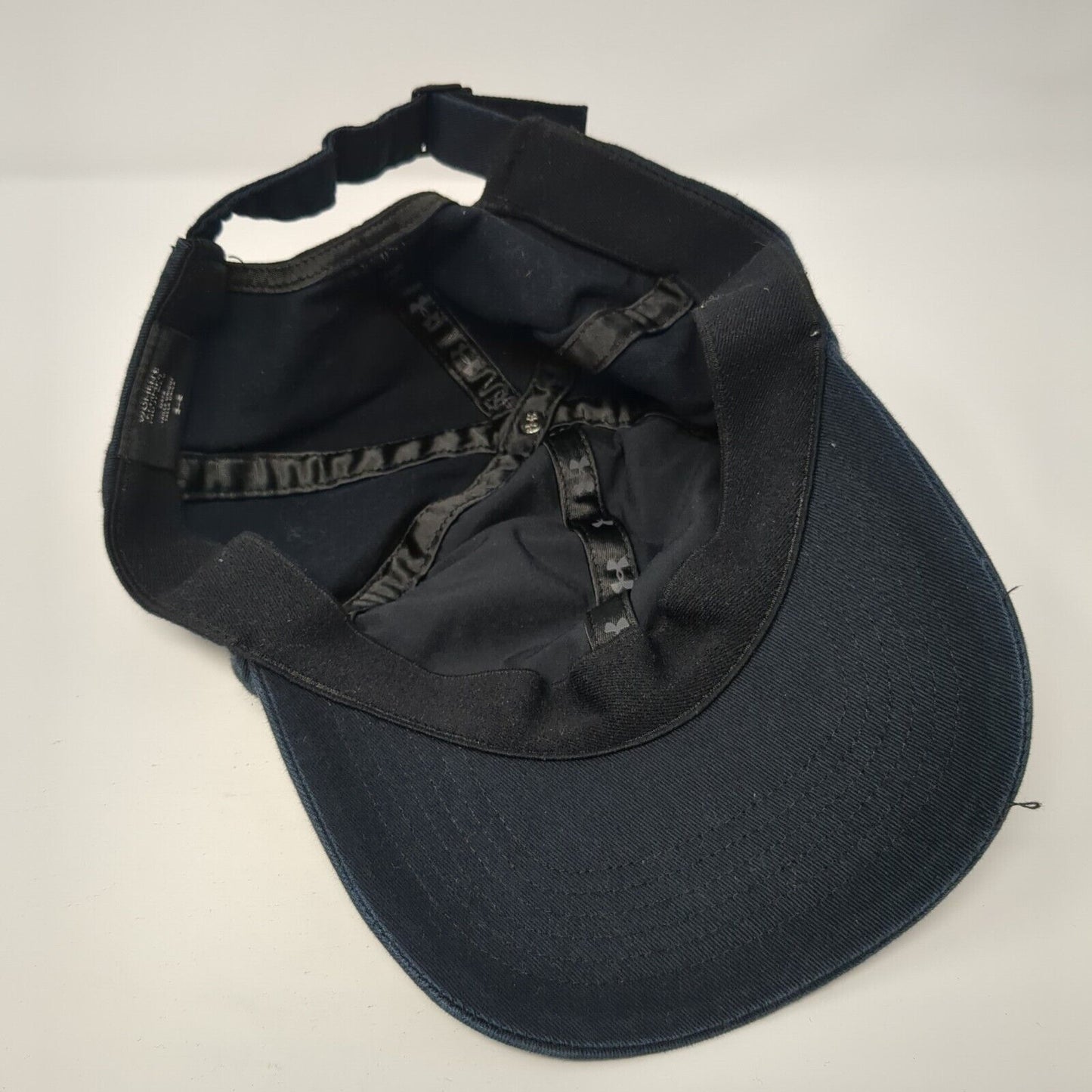 Under Armour Women's Slideback Hat Blue One Size Adjustable Embroidered Logo
