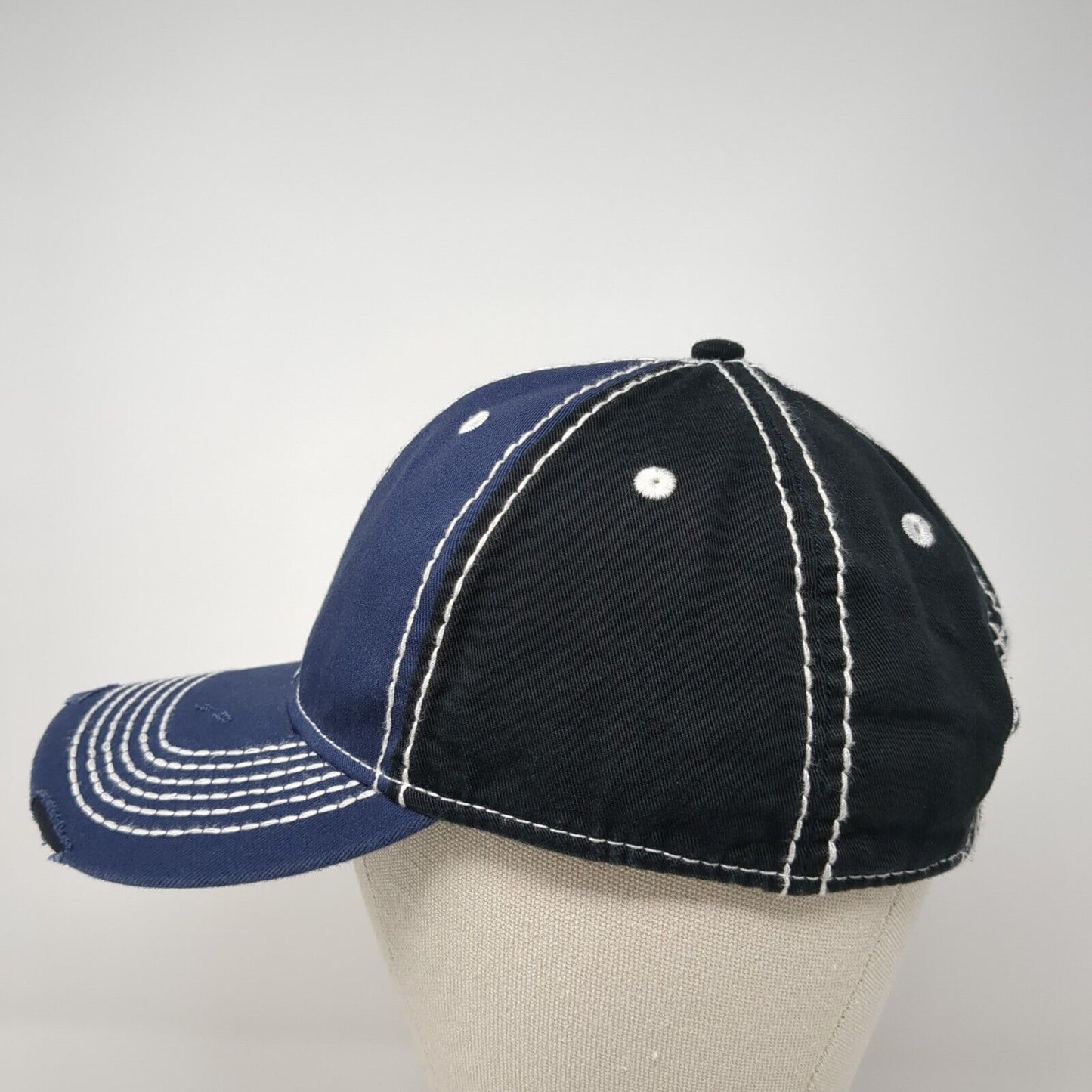 Adams Slideback Hat Multicolor One Size Adjustable 6 Panel Distressed Blank