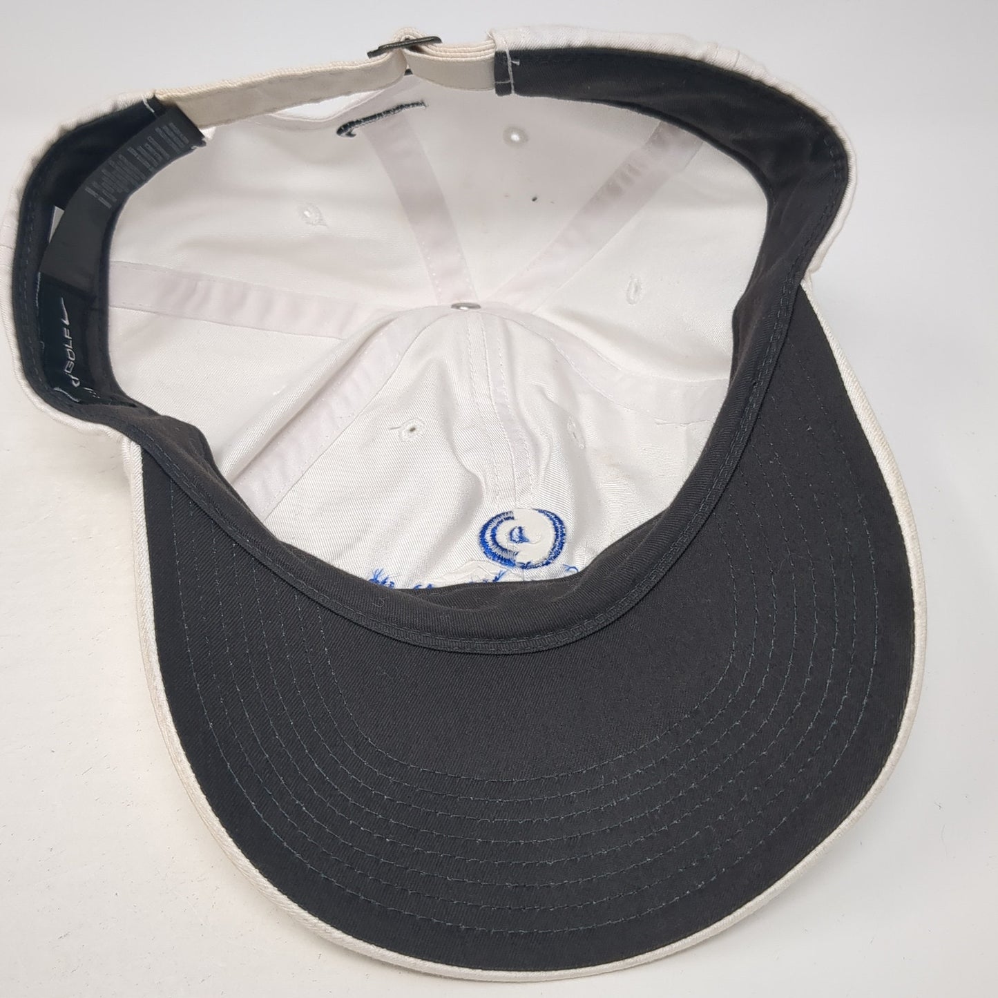 Jedunn Slideback Baseball Cap White One Size Adjustable Embroidered Nike Golf