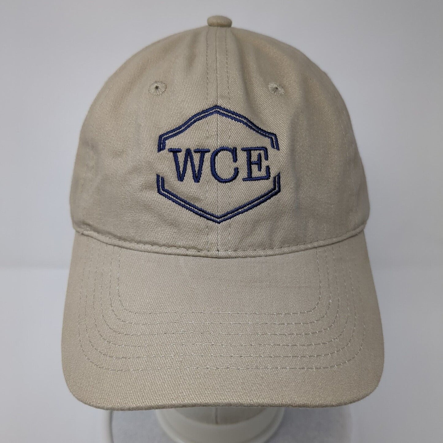 WCE Dare To Dream Slideback Hat Tan One Size Adjustable 6 Panel Port & Company