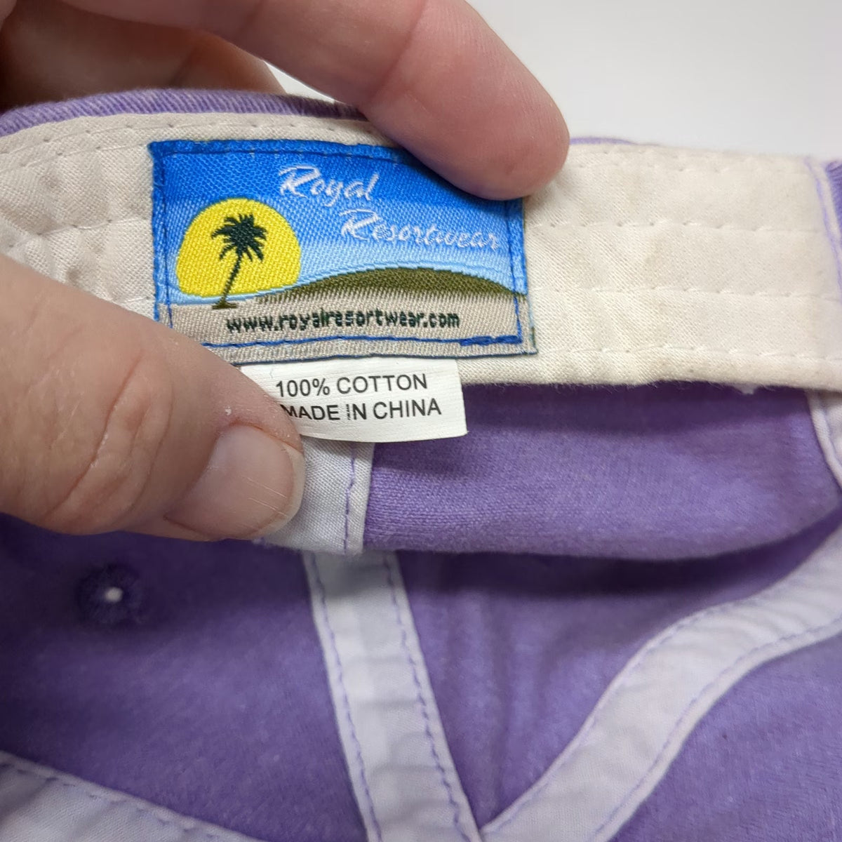 Royal Resortwear Yellowstone National Park Hat Purple Baseball Cap One Size