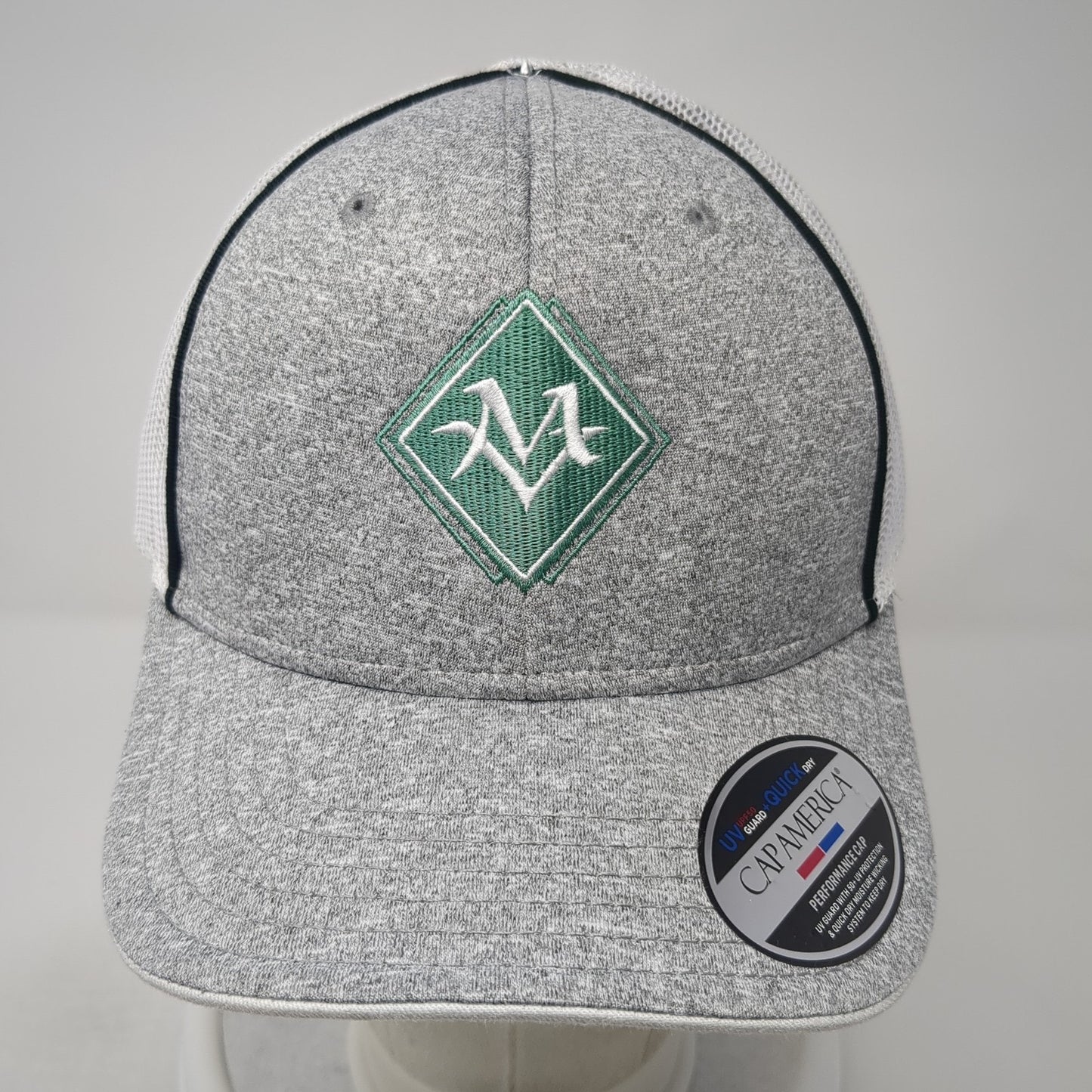 Mountain View Hospital Strapback Trucker Hat Gray One Size Cap America