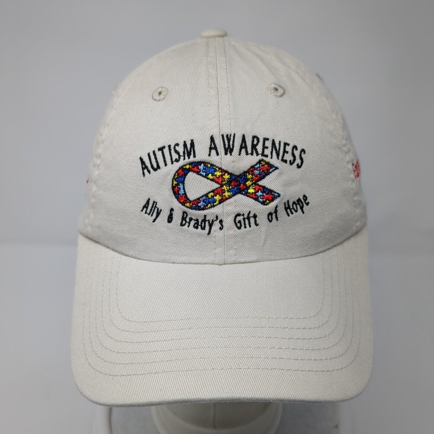 Autism Awareness Ally & Brady's Gift of Hope Slideback Hat Tan OS Port & Company