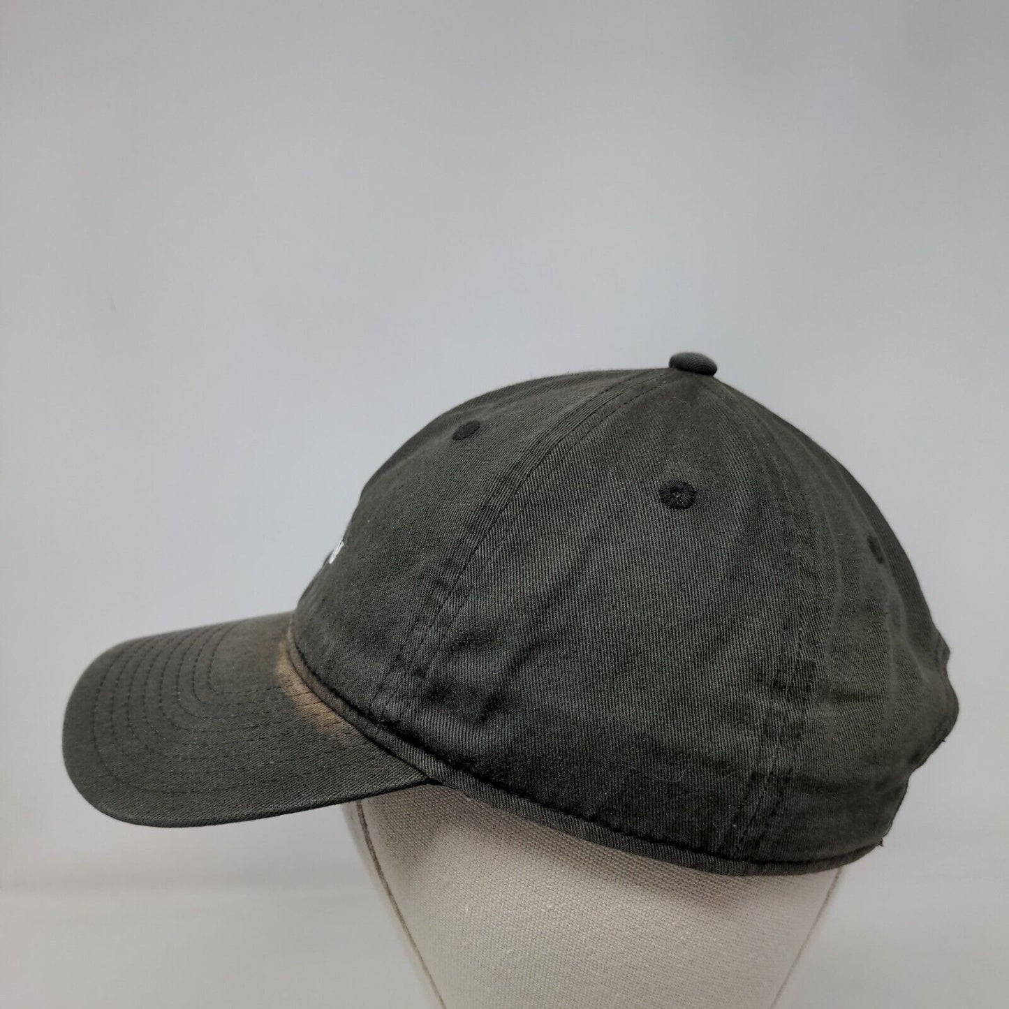 Srixon Slideback Hat Black One Size Adjustable Embroidered 6 Panel Cotton