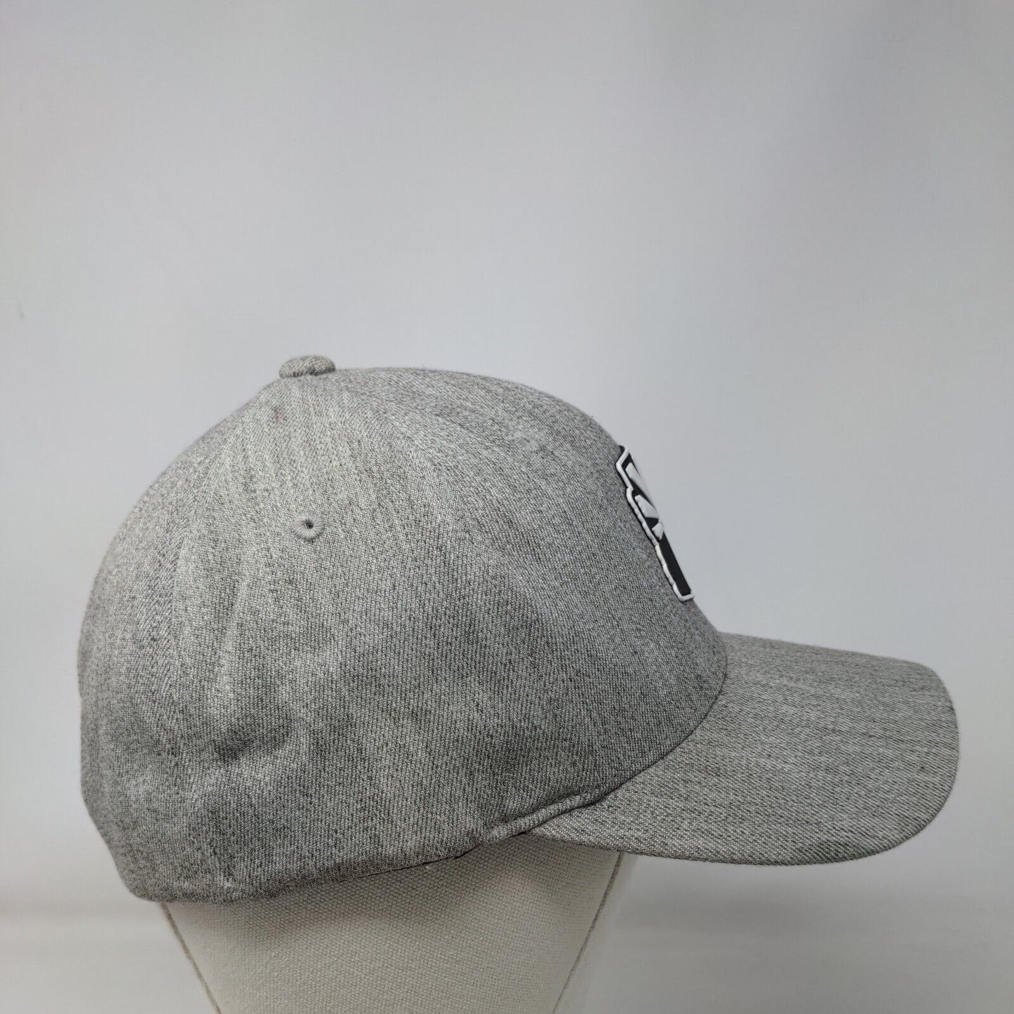 Arizona Leather State Patch Fitted Hat Gray L-XL Flexfit Branded Bills