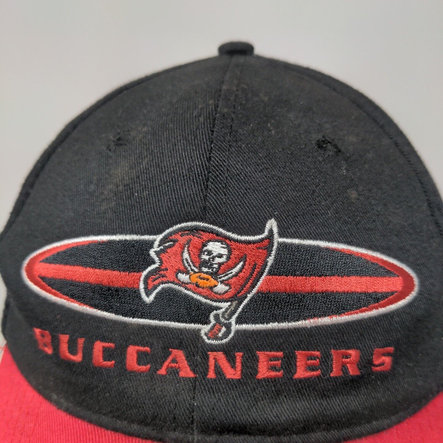 Tampa Bay Buccaneers Slideback Hat Red Black OSFA Embroidered Logo NFL
