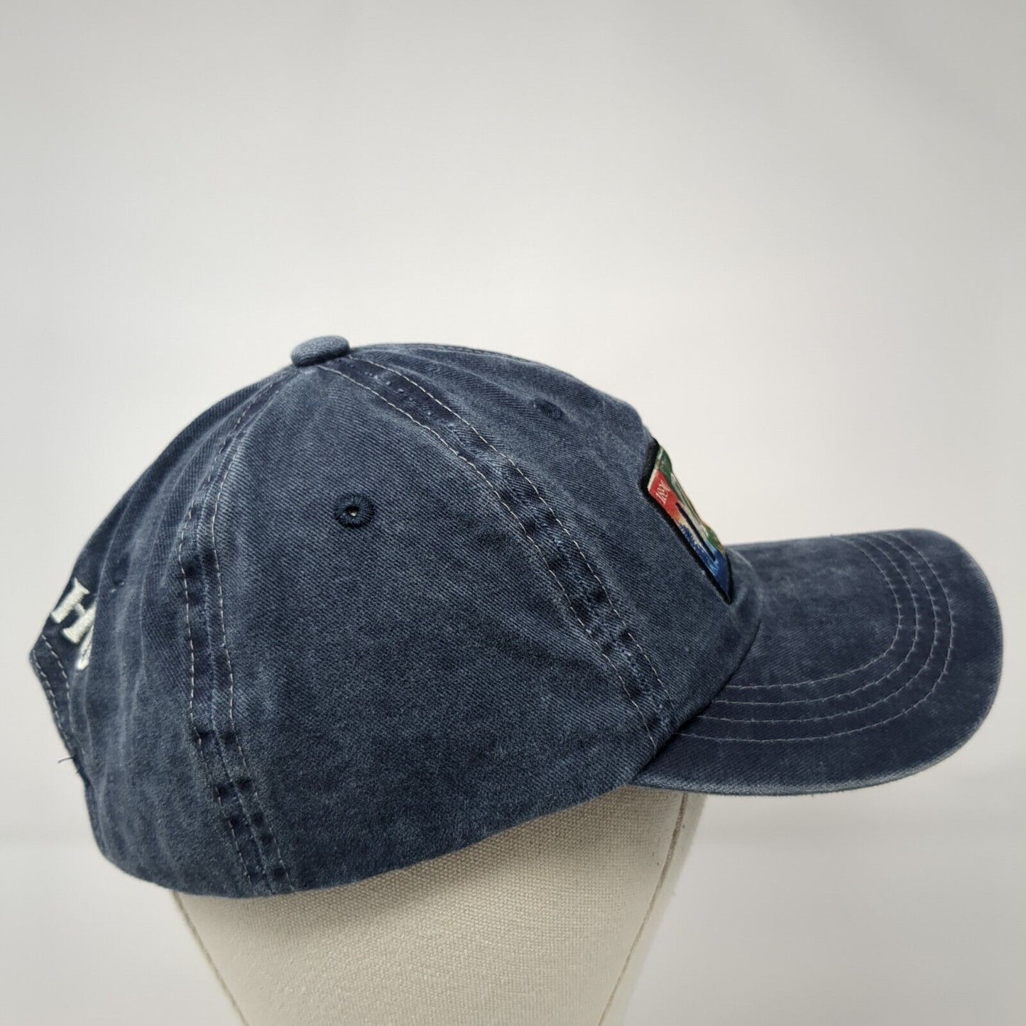 Idaho Famous Potatoes Slideback Hat Blue One Size Embroidered 6 Panel