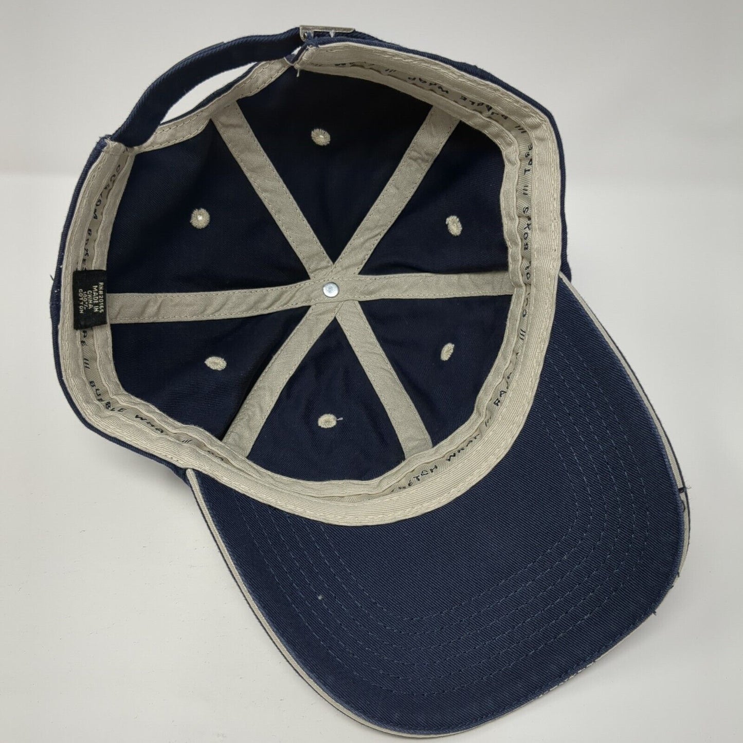 Flexpak Slideback Hat Blue One Size Adjustable Embroidered 6 Panel