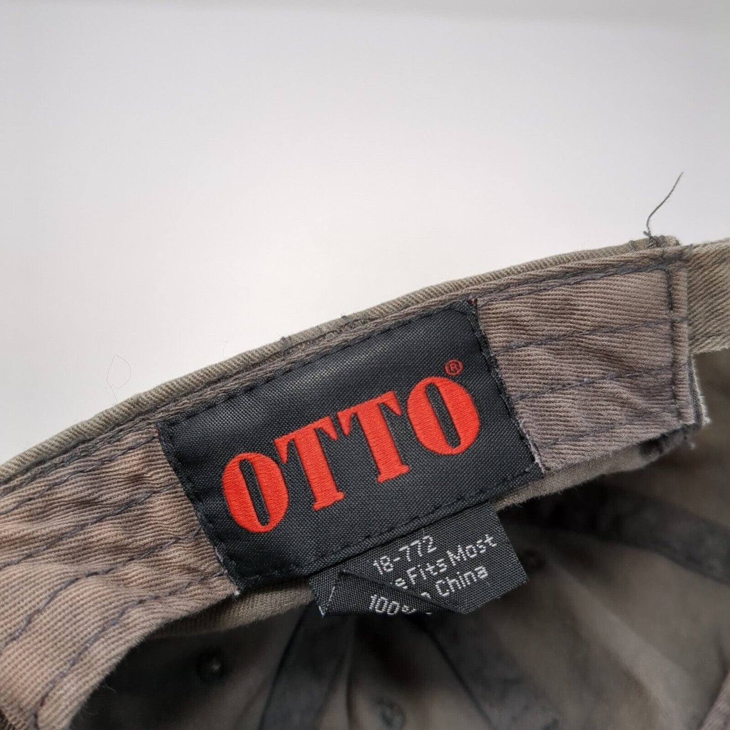 Willis Tower Chicago Old Guys Rule Slideback Hat Tan OS Adjustable Distressed