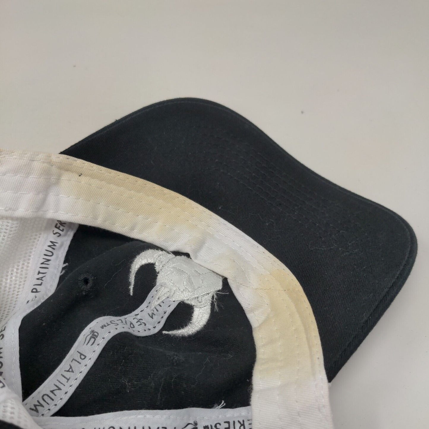 Intimidator Strapback Trucker Hat Black OSFM Adjustable Mesh Back Outdoor Cap
