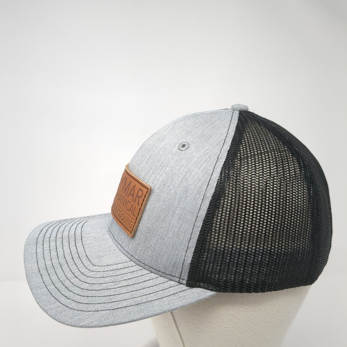 Baymar Mechanical Heating & Cooling Snapback Trucker Hat Gray OS Mesh Richardson