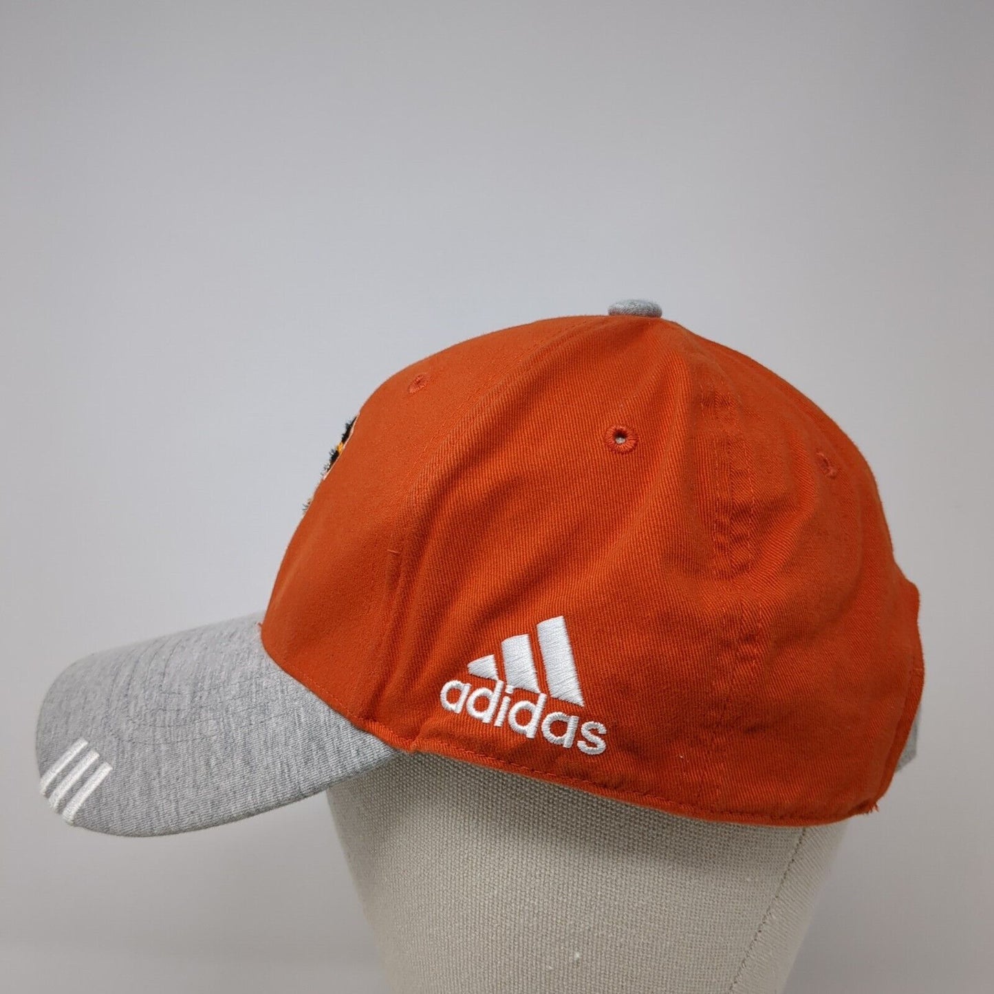 Letter CT Slideback Hat Orange One Size Adjustable Colorblock Adidas