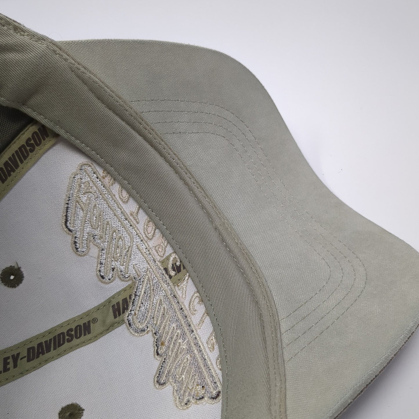 Harley-Davidson Motorcycles Strapback Hat Green One Size BoDo District