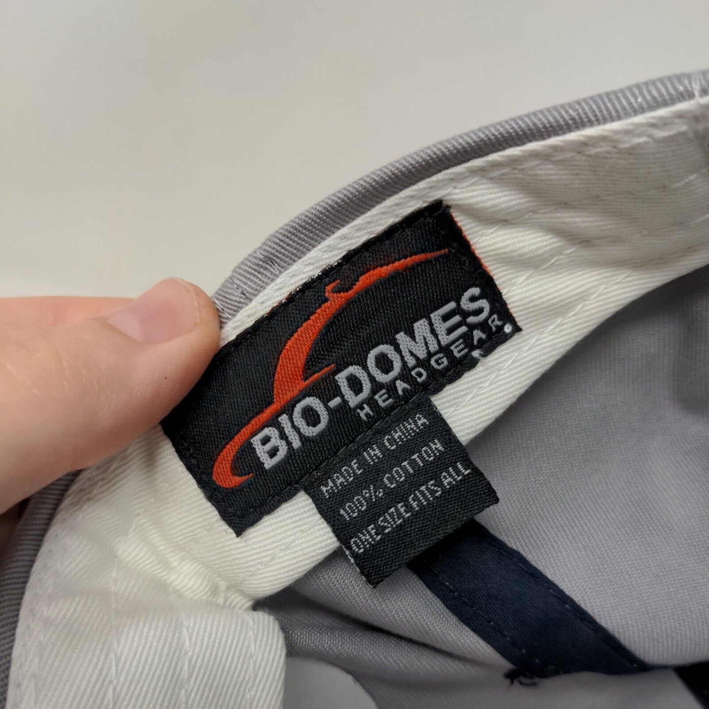 Biloxi Beach MS Strapback Hat Blue OSFA Adjustable Embroidered Bio-Domes Cotton