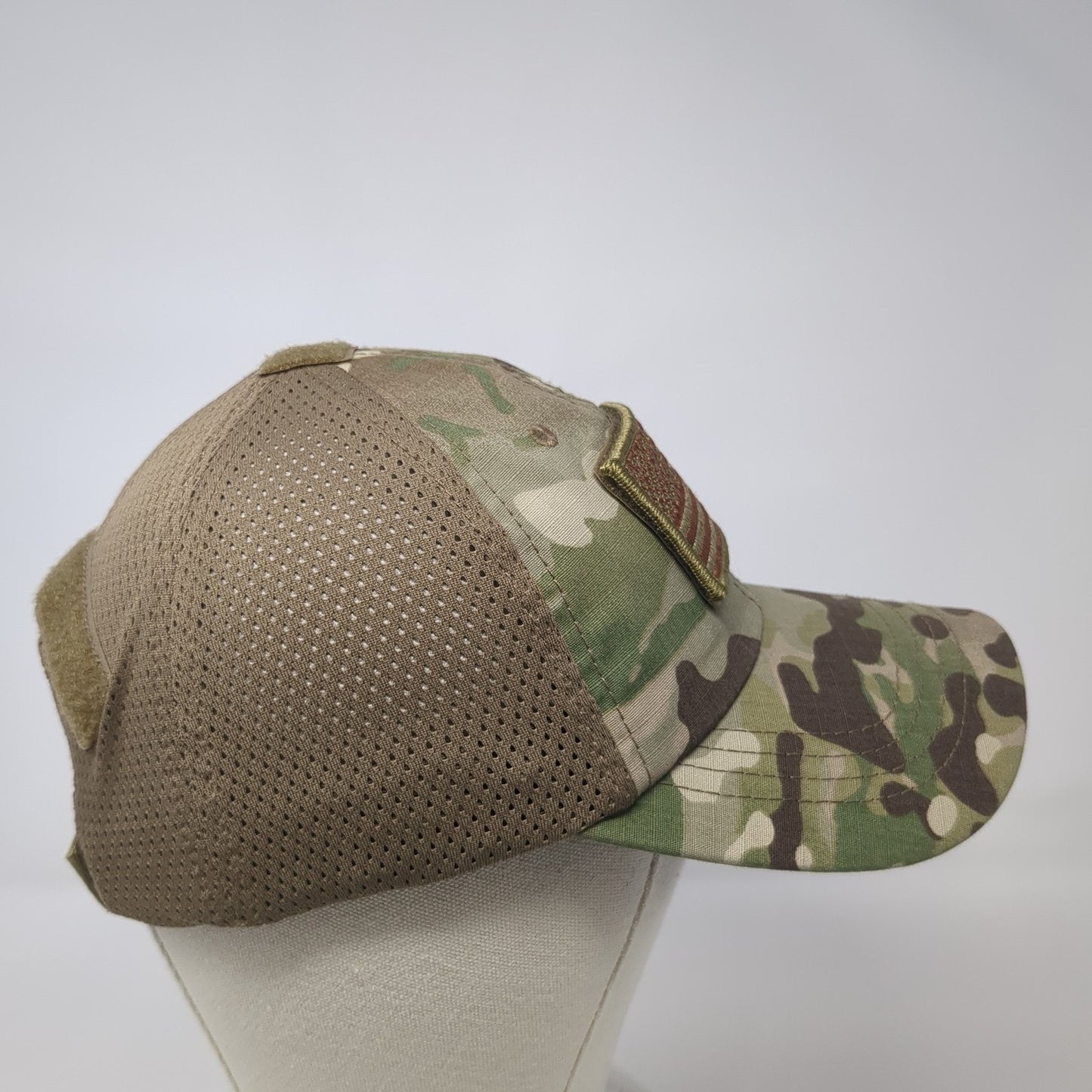 USA Flag Strapback Hat Multicolor One Size Adjustable Patriotic Condor
