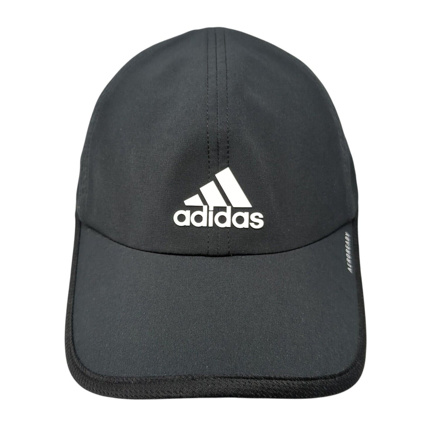 Adidas Aeroready Strapback Hat Black One Size Solid 3 Stripes Running