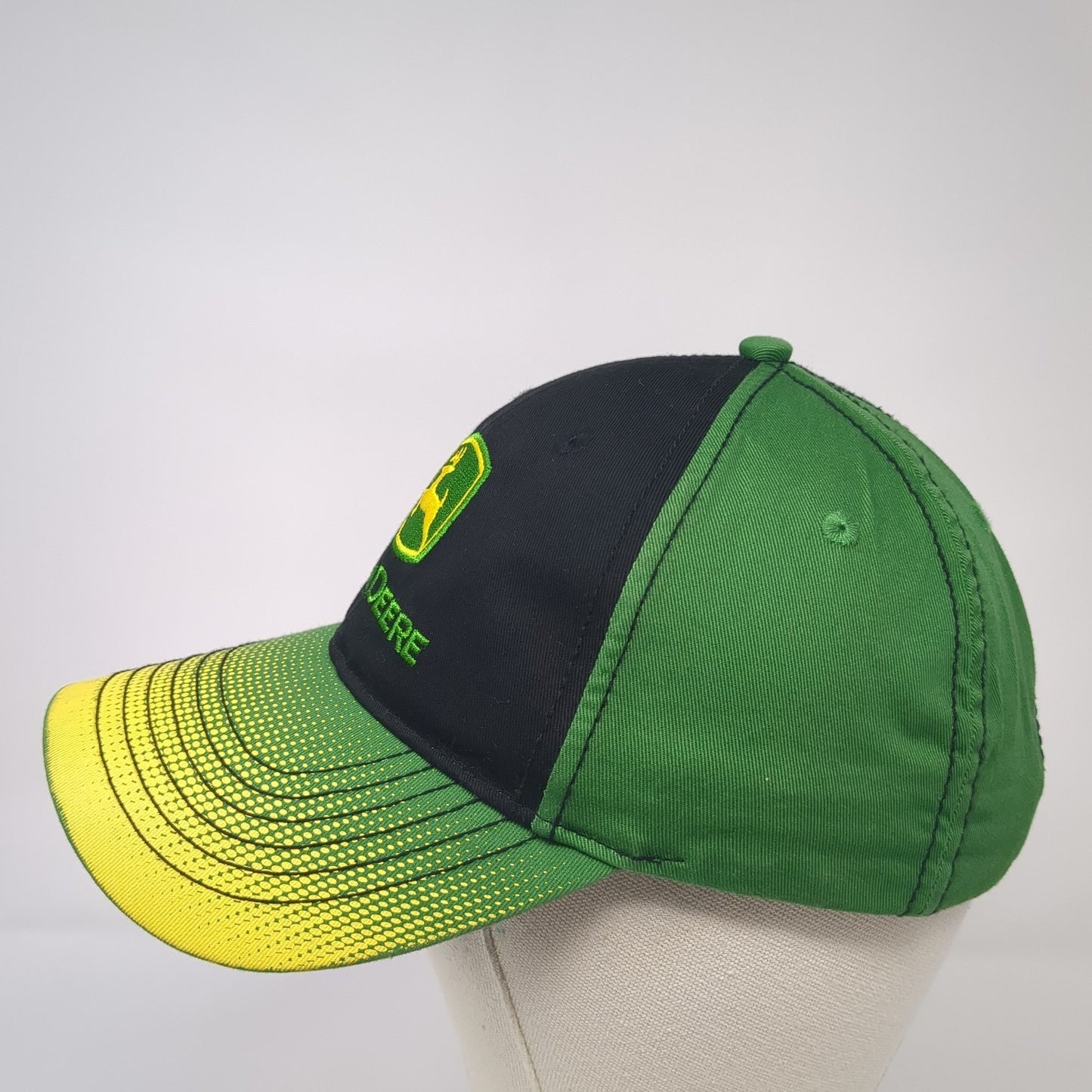 John Deere Strapback Baseball Cap Multicolor One Size Adjustable Embroidered