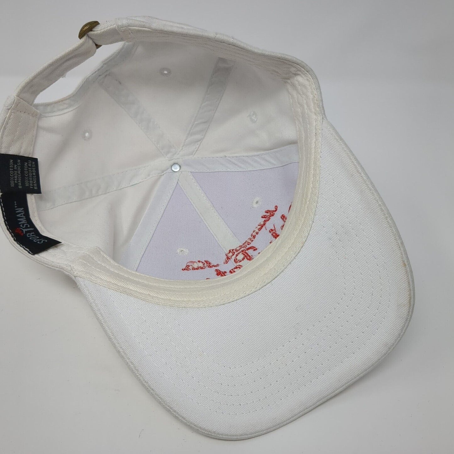 Mammoth Mtn. Ski Patrol Slideback Hat White One Size Adjustable Sportsman