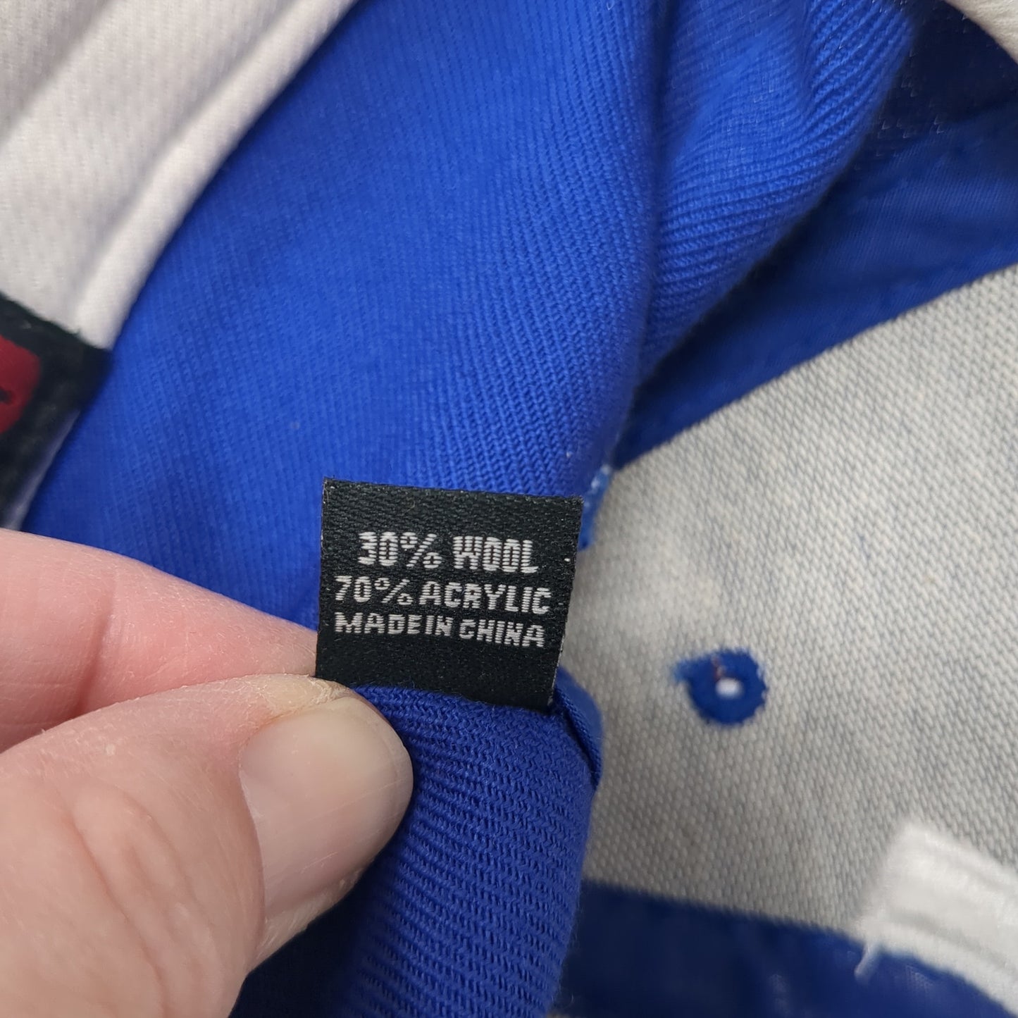 Y Fitted Baseball Cap Blue 7 1/8 Lightweight Embroidered 6 Panel The Game Pro