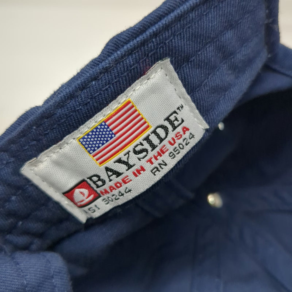 Bayside Baseball Cap Blue One Size ConocoPhillips Bayway Refinery Hat USA Made