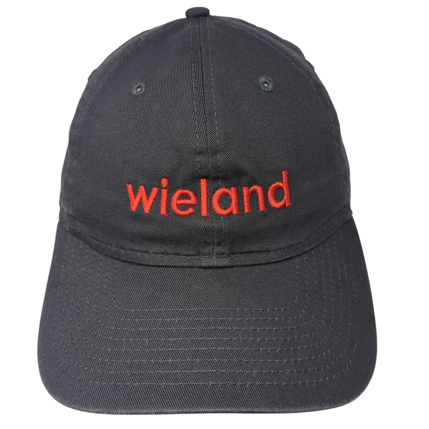 Wieland Slideback Hat Gray One Size Adjustable Embroidered New Era