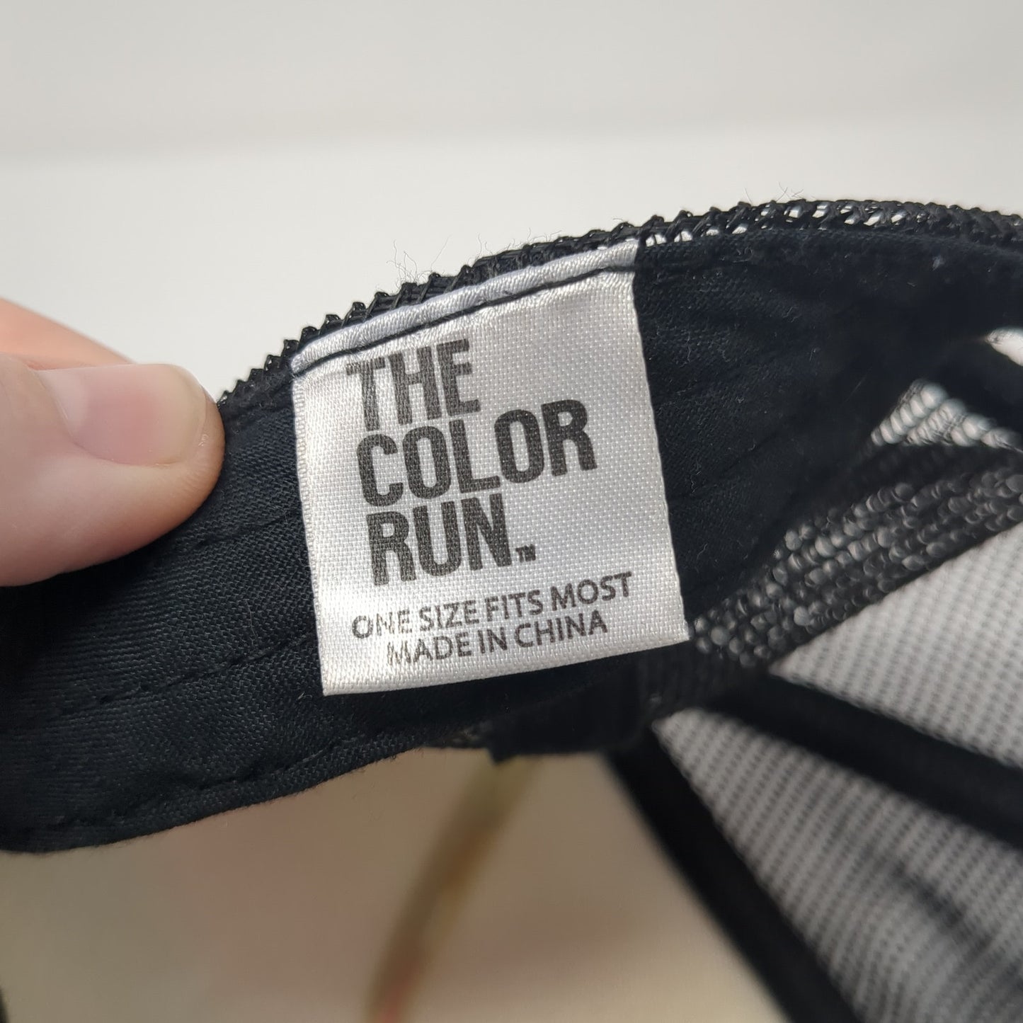 The Color Run Snapback Mesh Back Trucker Hat Multi One Size Striped