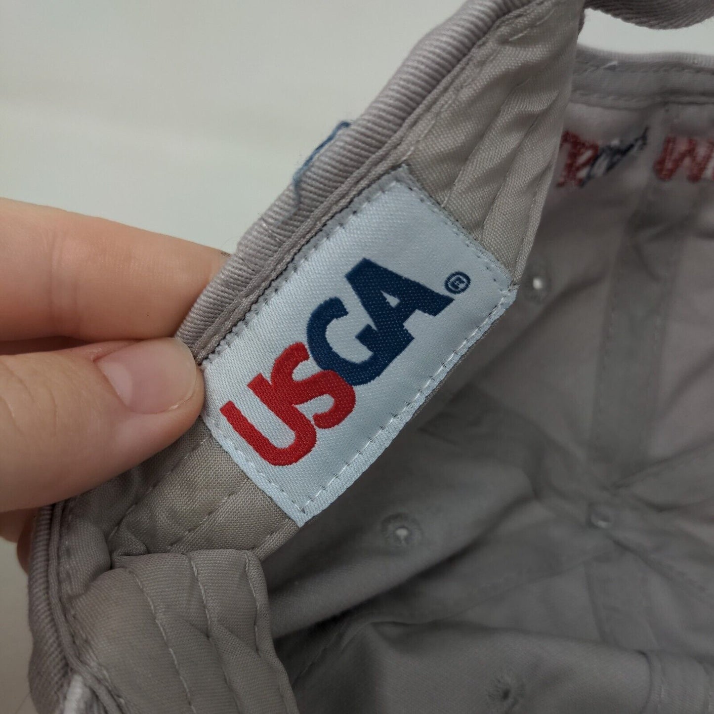 US Open 2016 Oakmont Squirrel Slideback Hat Gray One Size USGA Member
