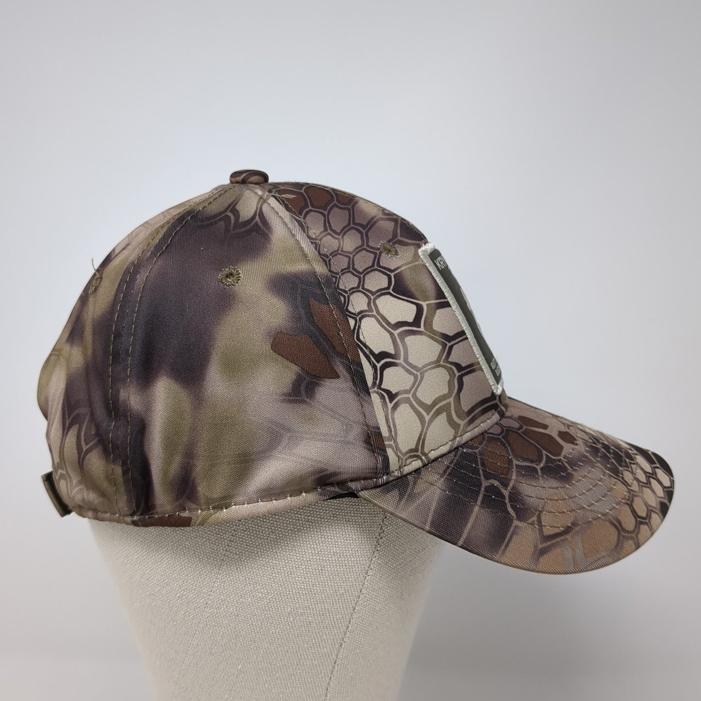 Kryptek Logo Patch Strapback Hat Multicolor Camo One Size Outdoor Cap