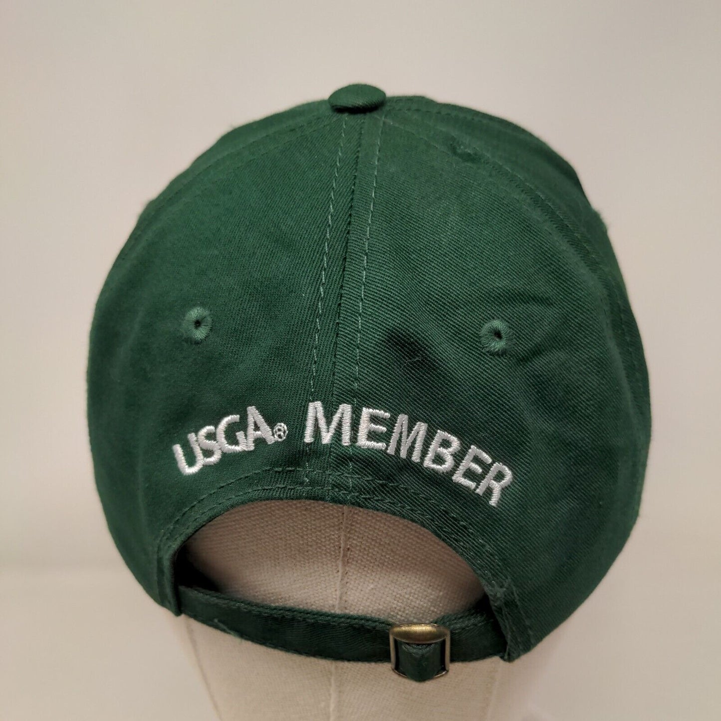 2018 US Open Shinnecock Slideback Hat Green One Size Embroidered USGA Member