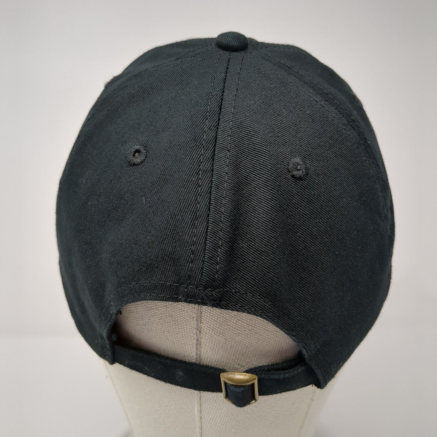 Victoria Sport Slideback Hat Black OS Adjustable Embroidered 6 Panel Cotton