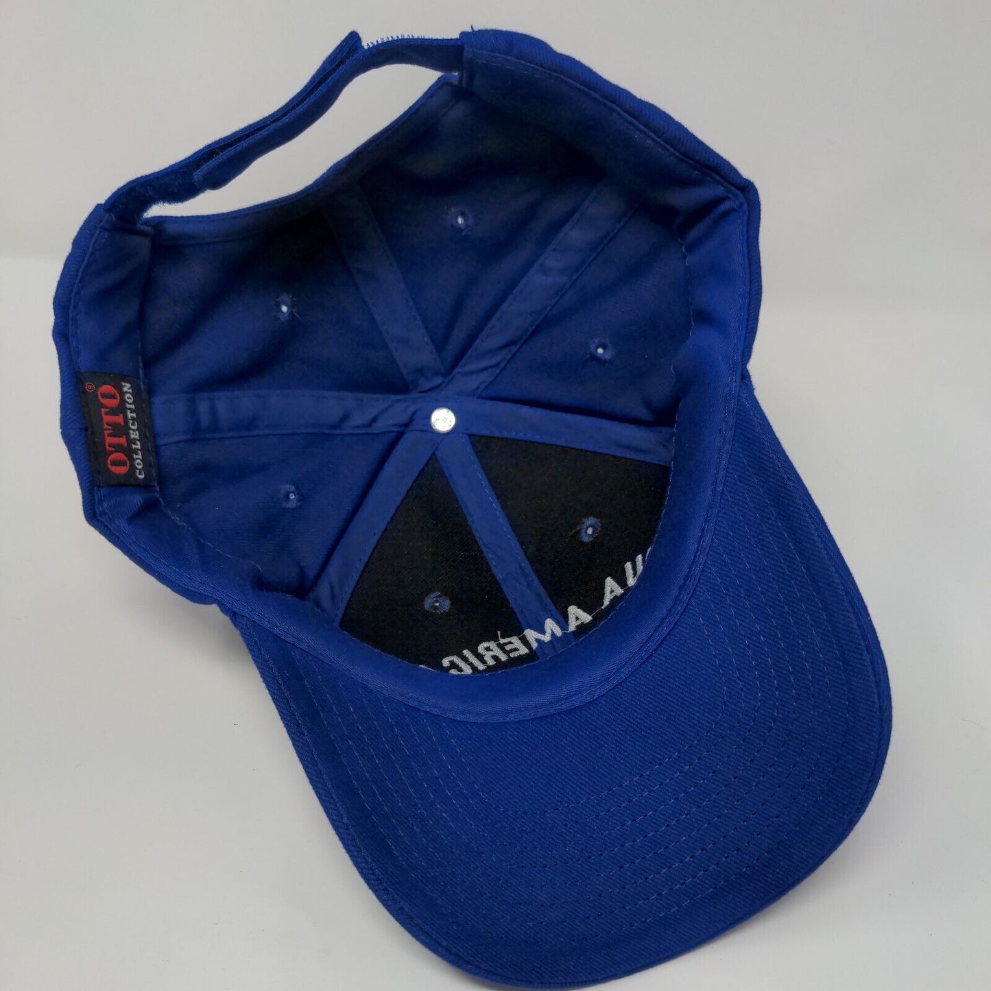 Aqua American Portland OR Strapback Hat Blue OSFM Otto Collection