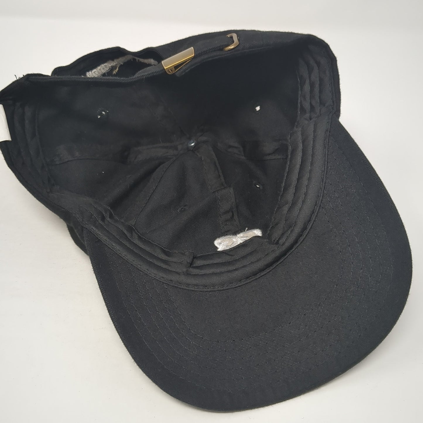 GQ Slideback Hat Black One Size Embroidered Proud Subscriber 6 Panel