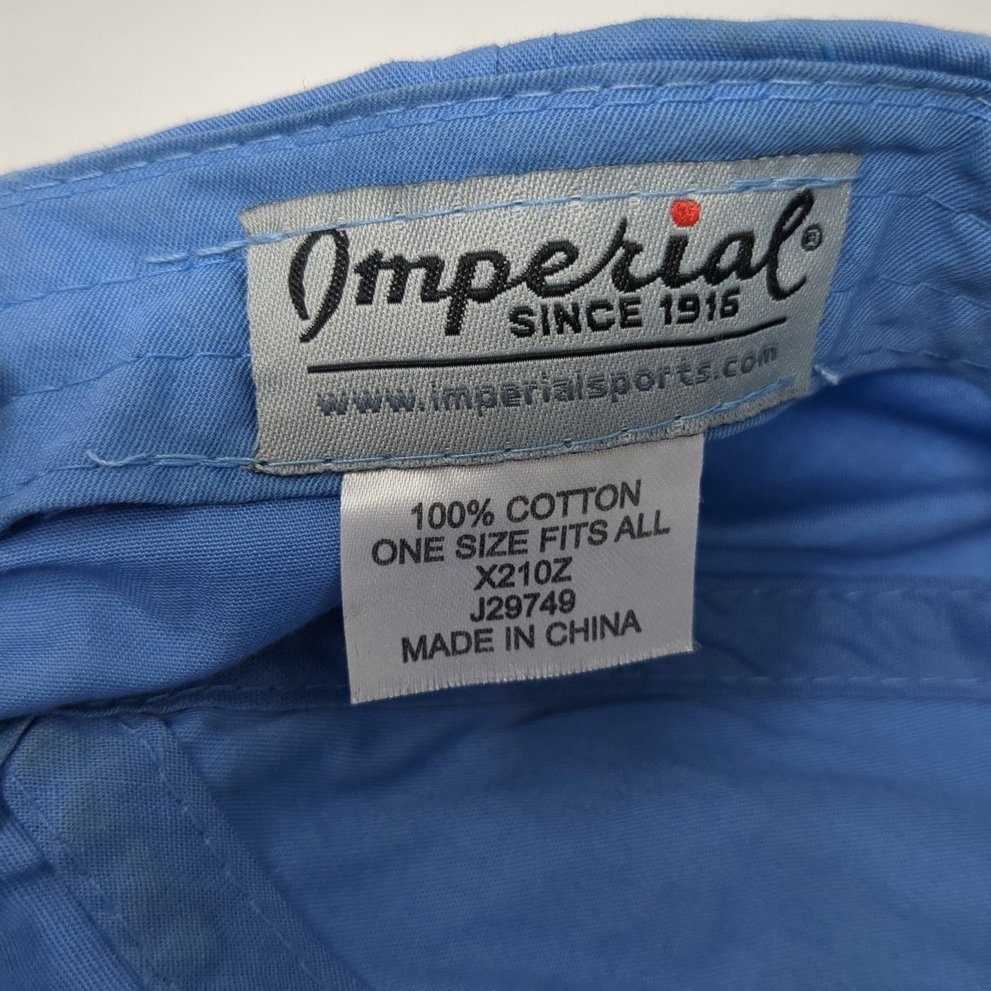 Bear Creel Valley Golf Club Baseball Cap Blue One Size Adjustable Imperial