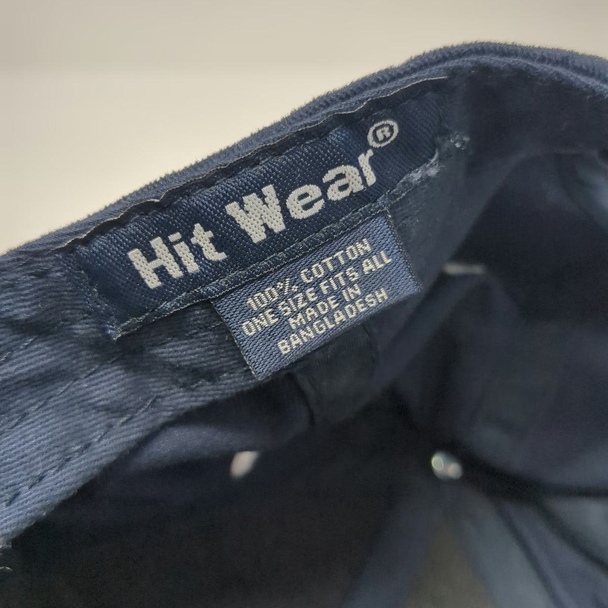 Hit Wear Baseball Cap Blue One Size Wonder Of The Seas Embroidered Cotton Hat