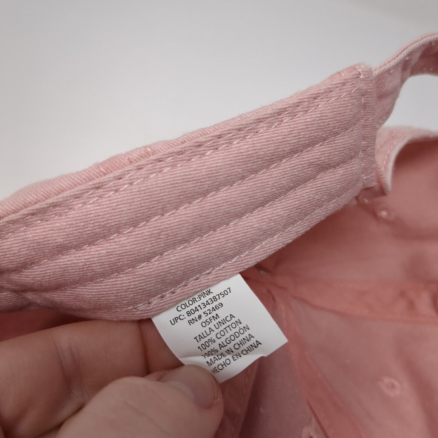 Unbranded Slideback Hat Pink One Size Adjustable Bubbles 6 Panel
