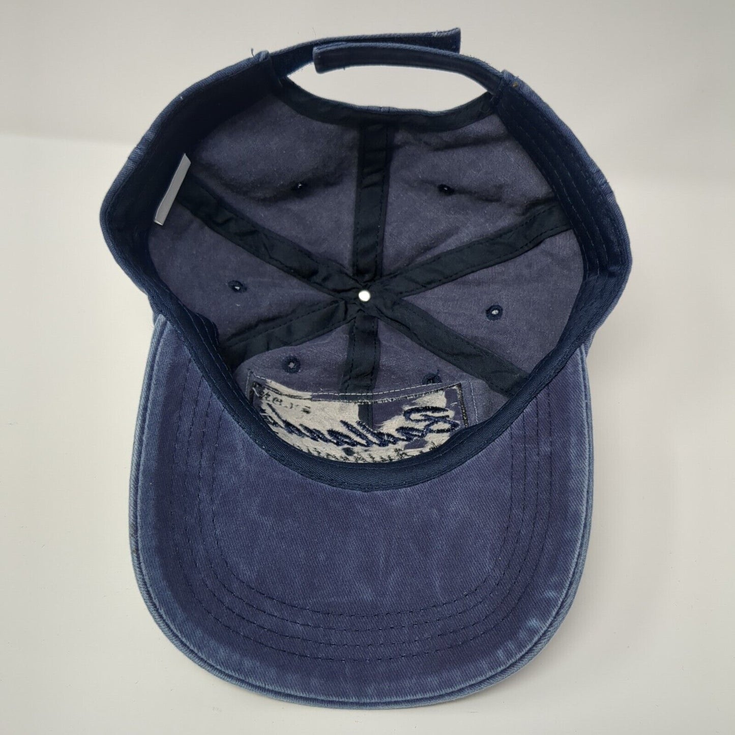 Badlands South Dakota Patch Strapback Hat Blue One Size Adjustable